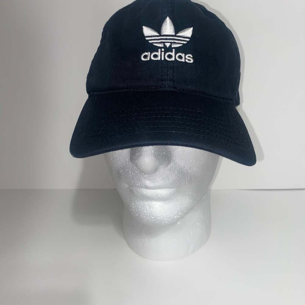 Adidas Black Trefoil Logo Baseball Cap